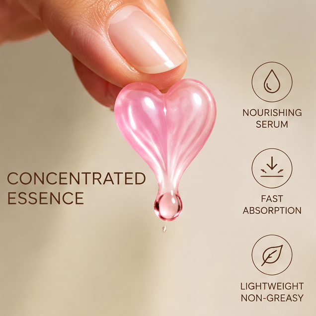 Cherry Blossom Heart Capsule Essence – Even Skin Tone and Deep Hydration
