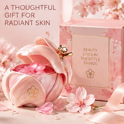 Cherry Blossom Heart Capsule Essence – Even Skin Tone and Deep Hydration