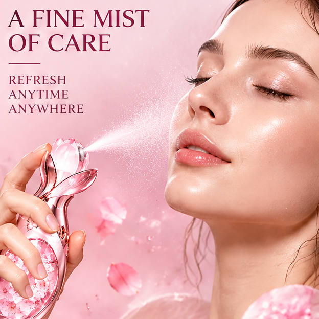 Hydrating Cherry Blossom Facial Mist – For Instant Glow and Soothing Refreshment