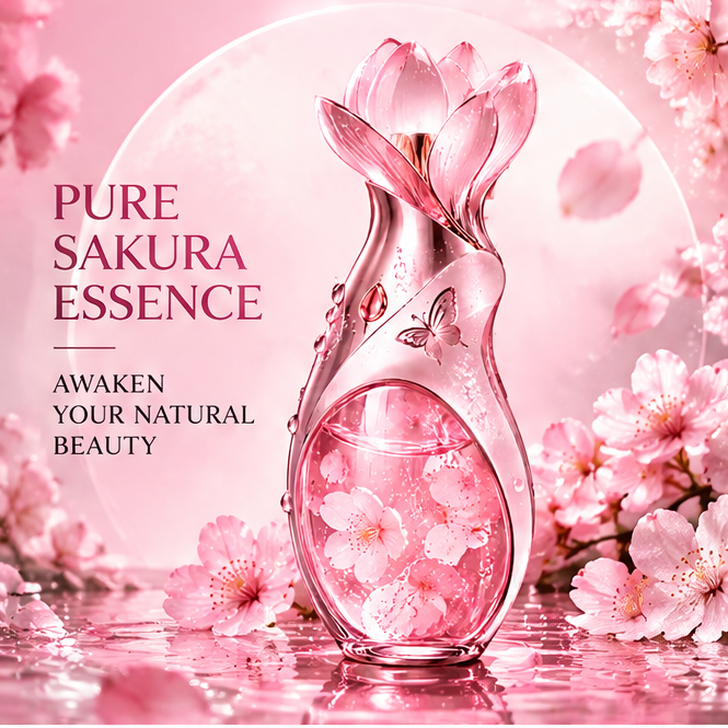 Hydrating Cherry Blossom Facial Mist – For Instant Glow and Soothing Refreshment