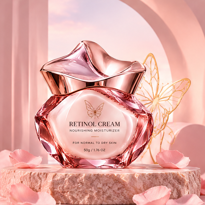 Retinol Cream Nourishing Moisturizer – Firms, Smooths and Hydrates Skin