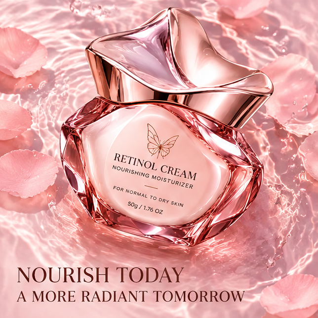 Retinol Cream Nourishing Moisturizer – Firms, Smooths and Hydrates Skin